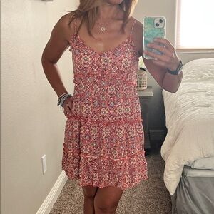3 for$5✨Floral Spaghetti Strap Dress Size S